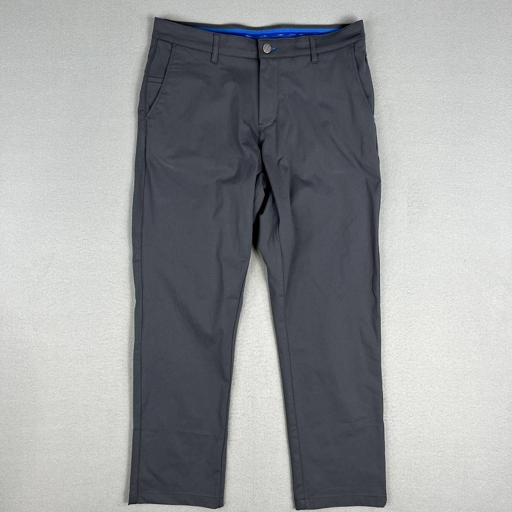 Twillory Tailored Fit Pants Fit 34x27.5 Gray Work Casual Performance Chino Golf